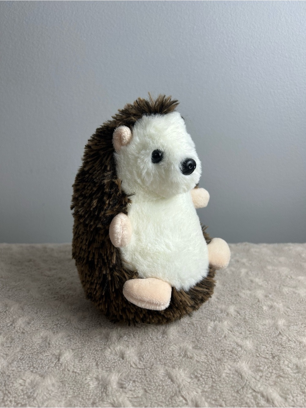 Wishpets Erina Hedgehog Plush Stuffed Animal Toy Brown White Porcupine 93044